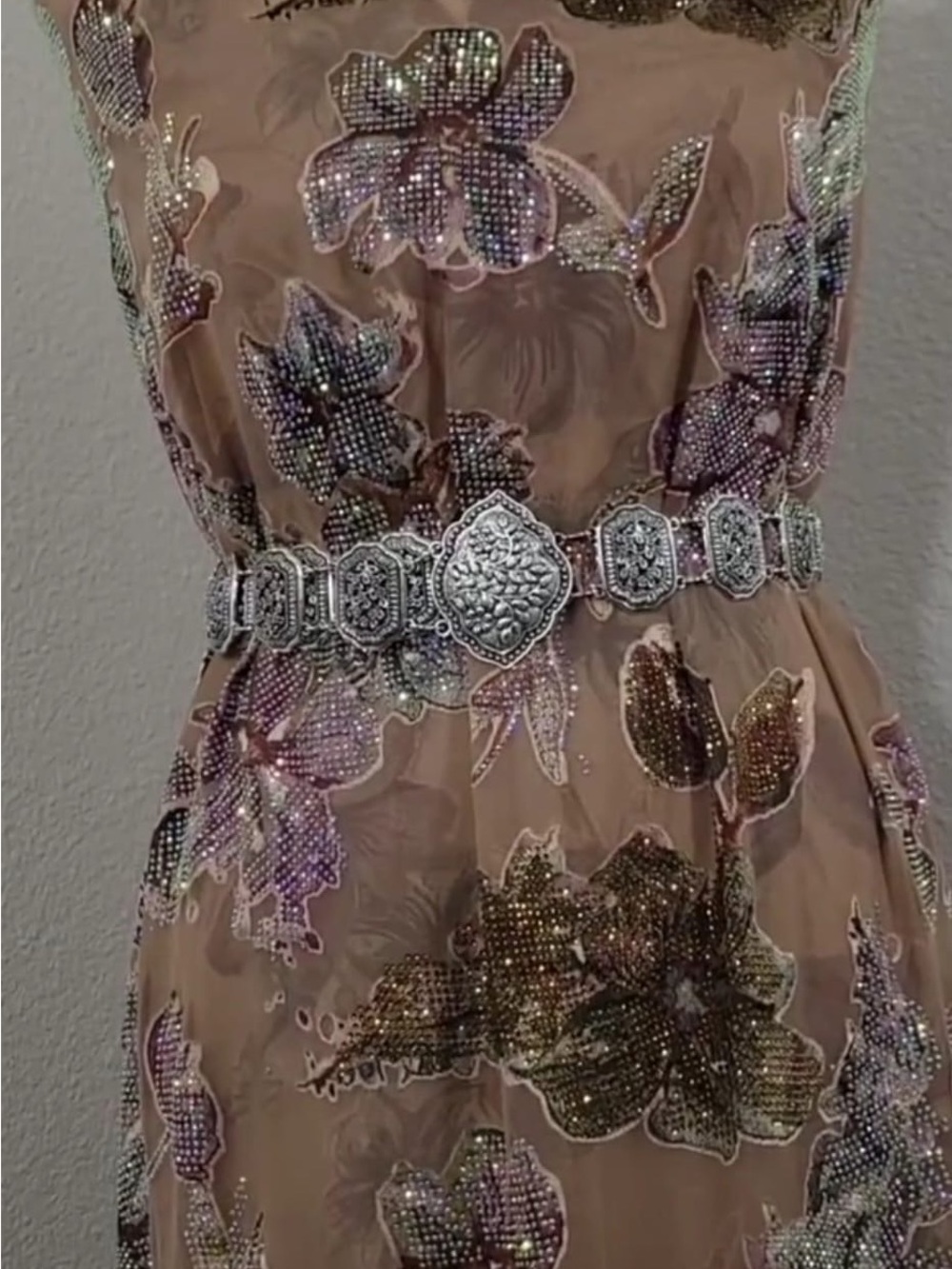 Yemeni dir3, Beaded, unstitched. Belt not included.